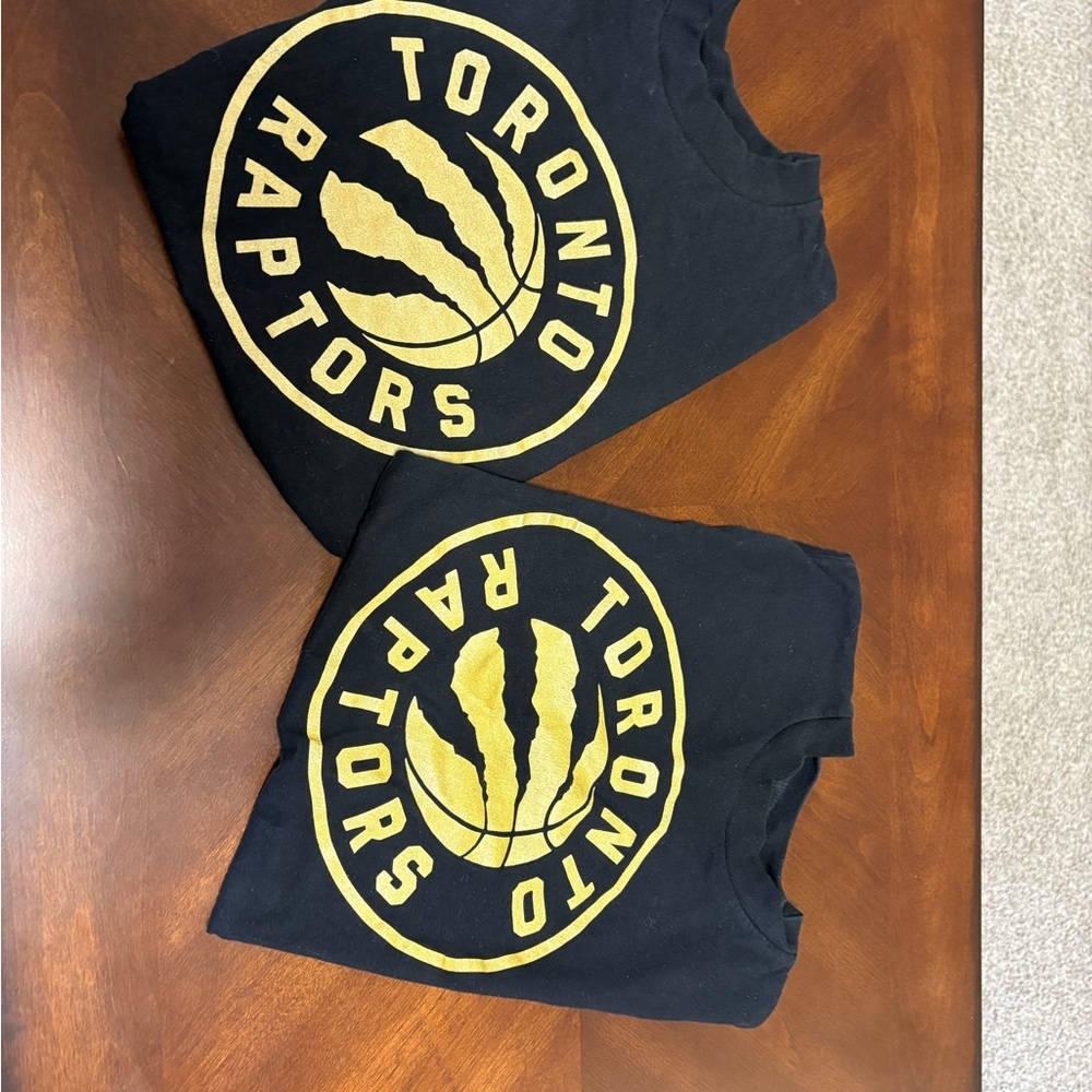 Black Graphic T-Shirt with Gold Logo - Picture 5 of 6